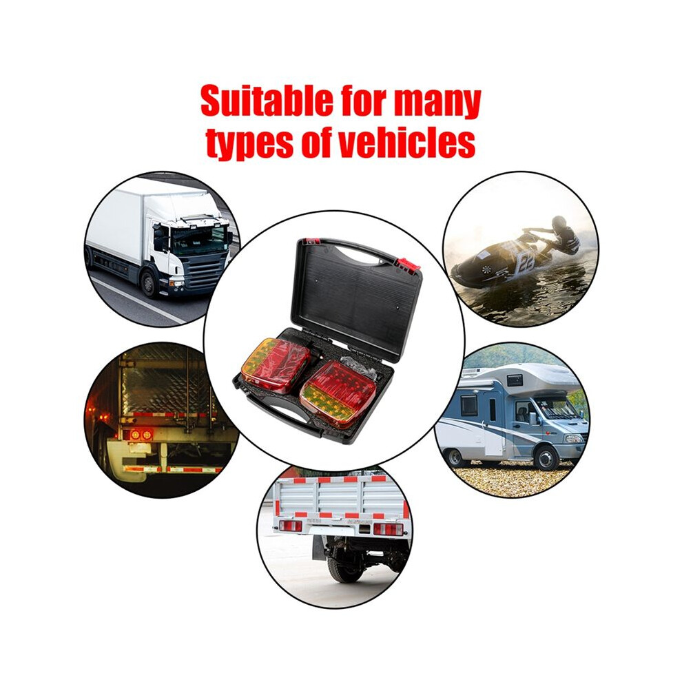 Trailer Rear Tail Signal Warning Brake Lamp For Caravan Rv Lorry Truck Magnetic Wireless Led Truck Tail Light 6032740236818