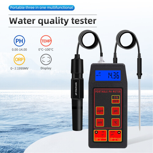 3‑in‑1 Water Quality Tester Multifunction /ORP/Temperature Meter Detector for Swimming Pool 1