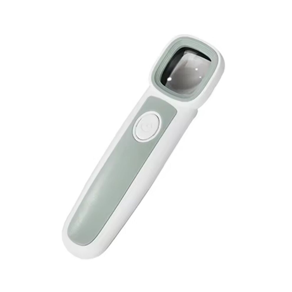 50x Illuminates Reading Magnifier with 2 LED Lights and 1UV Violet Lamp Multifunction Handheld Magnifier for Jewelry