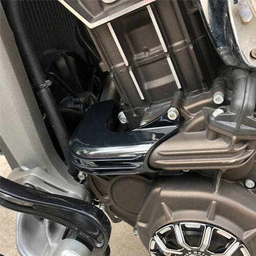 Motorcycle Cooling Fluid Pipe Protection Engine Coolant Hose Trim Cover for Indian Scout 2015-2023 Silver 1