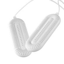 Secador de Sapatos Elétrico Inteligente com Controle de Temperatura, Desinfecção e Design Dobrável para Uso Doméstico e em Hotéis. Plugue da UE