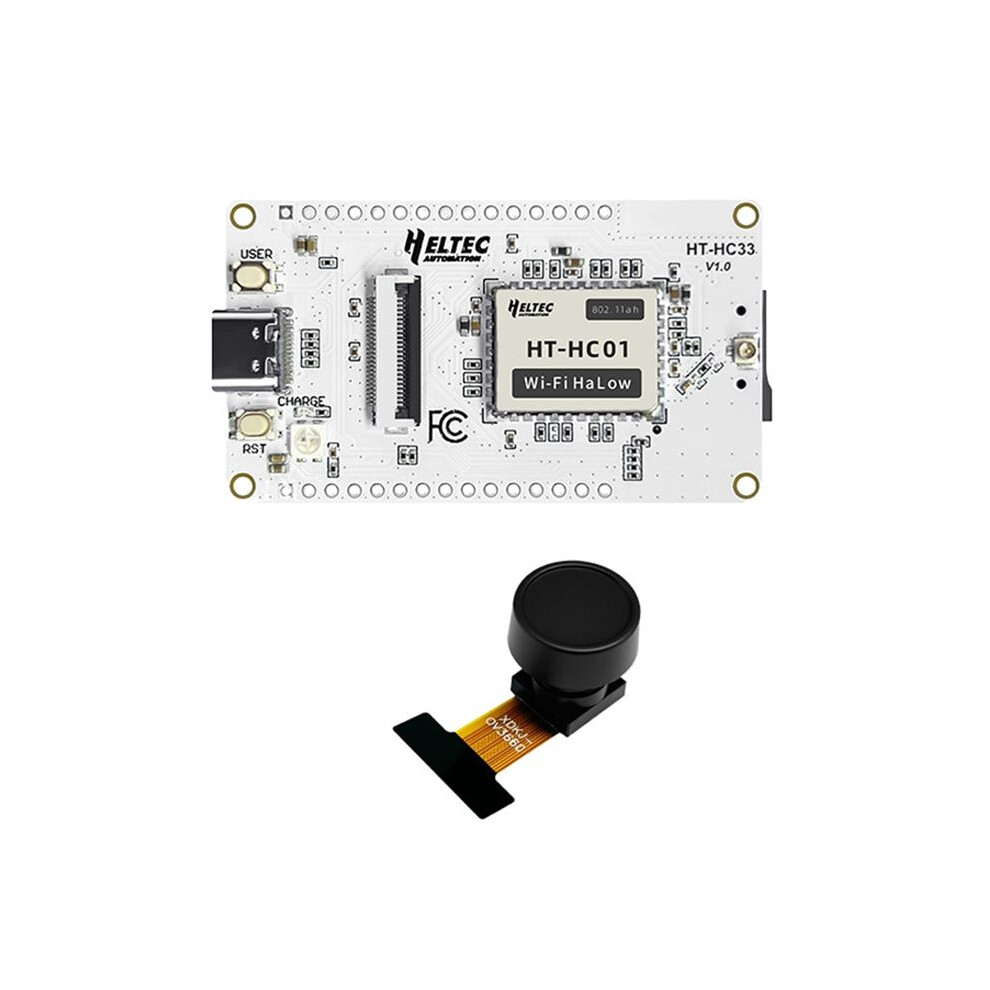 H Eltec Automation Esp32 Wi-Fi Halow Camera Ht-Hc33 Development Board Integrated Ov3660 Camera 160 Wide-Angle Len 6031081551727