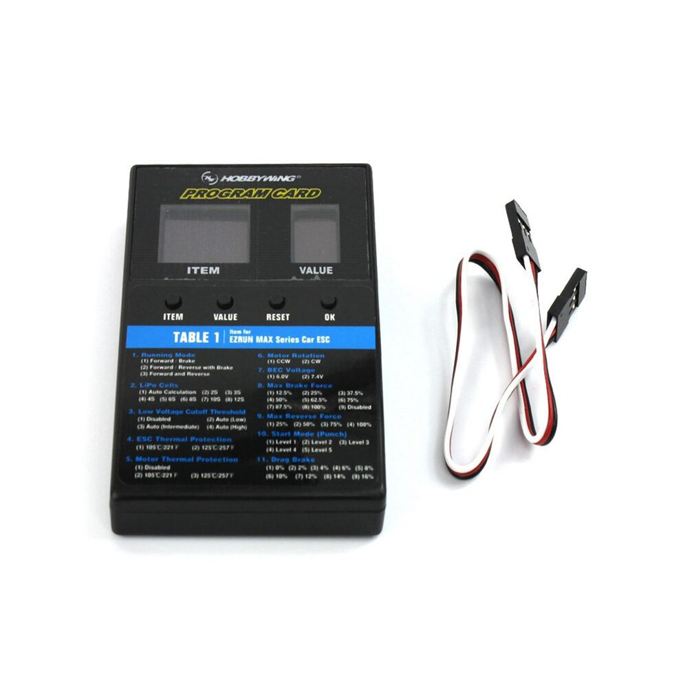Led Program Card For Esc Compatible With Multiple Series Brushless Esc Setup Tool For Rc Cars And Aircraft 6033808785460