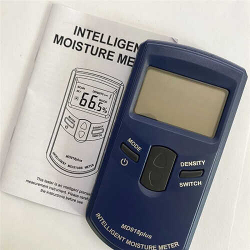 MD918plus Inductive Wood Moisture Meter 4-80% LCD Display  Electromagnetic Waves Timber Damp Humidity Detector 2