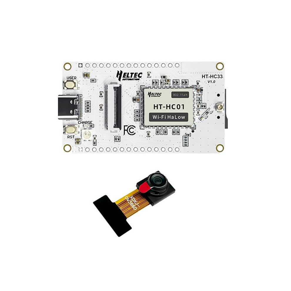 H Eltec Automation Esp32 Wi-Fi Halow Camera Ht-Hc33 Development Board Integrated Ov3660 Camera 120 Distortion Free Len 4711537230803