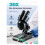 ES1057 Binocular Microscope Kit 30x Magnification Biological Microscope Scientific Experiment Anatomy 9