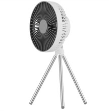 Ventilador Portátil para Acampar, Multifunción, para Exteriores, de Escritorio, con Trípode, de Alta Potencia, para Tienda de Campaña o Techo A