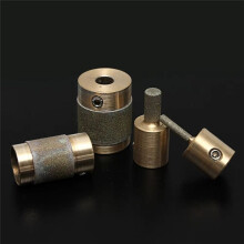 1In 3/4In 1/4In 1/8In Diamond Grinder Bit Tool Brass Core Stained Glass Grinder Bits&Diamond Grinder Bit Tools