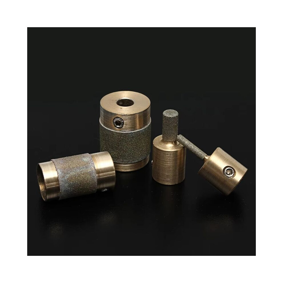 1In 3/4In 1/4In 1/8In Diamond Grinder Bit Tool Brass Core Stained Glass Grinder Bits&Diamond Grinder Bit Tools 4713136688016