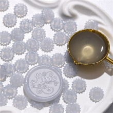 7 Pcs Sunflowers Sealing Waxes Bead Easy to-Silent Moon Gray