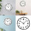 Graffitis Wall Clock Silents Function for Minimalists-Black 3