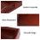 Storage Pallet Wood Rectangle with Handles Handheld Stylish for 3
