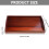 Storage Pallet Wood Rectangle with Handles Handheld Stylish for 2