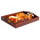 Storage Pallet Wood Rectangle with Handles Handheld Stylish for 5