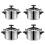 Energy Saving Pressure Cooker Cooking Pots with Secure-20cm 2