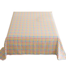 Washed Cotton Bed Sheet Bed Line Soft And-rainbow grid 1