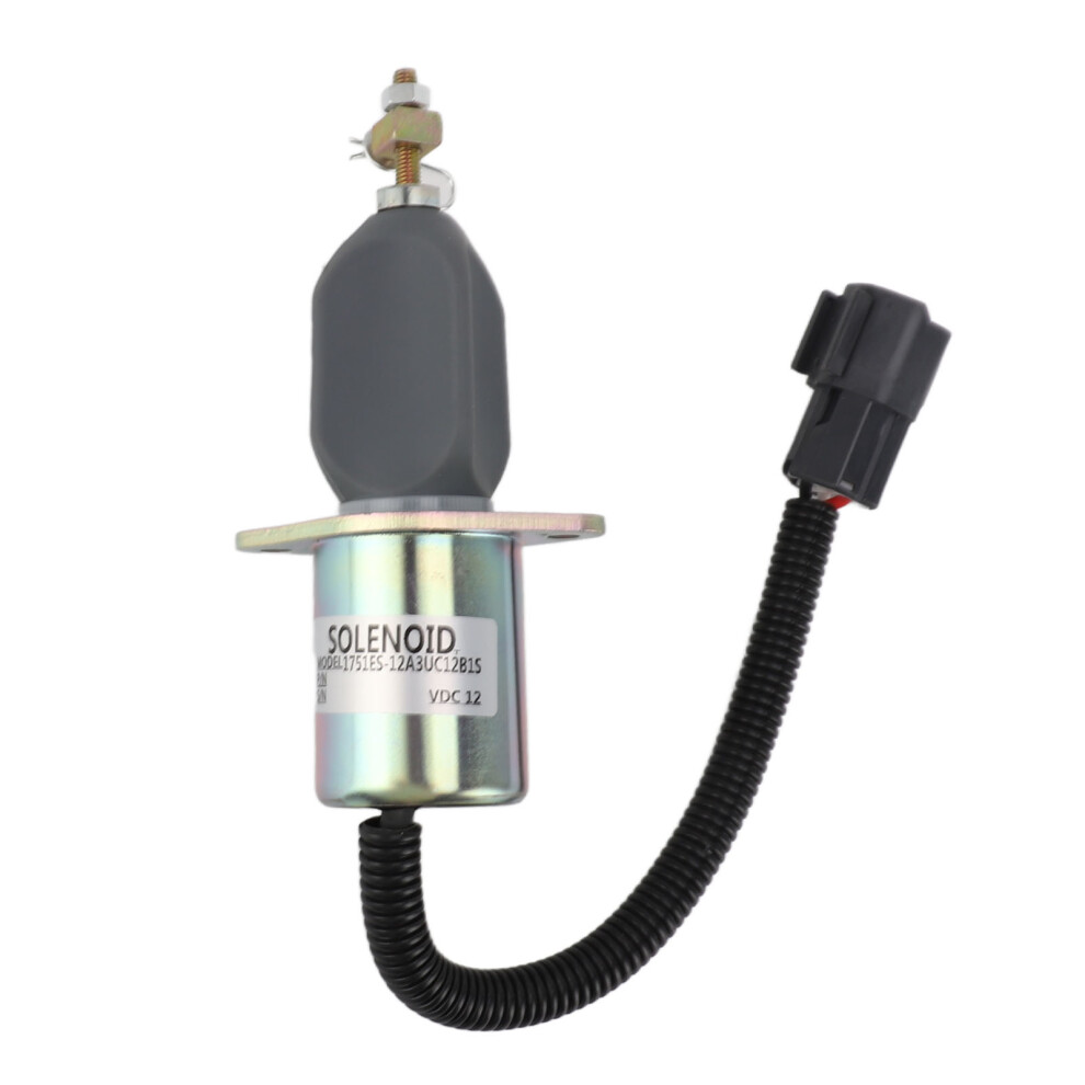 Strong Pull Fuel Solenoid 12Vdc Industrial Grade Electromagnetic Valve With Round Pins Center To Center Mounting Compatibility For Cummins 5.9L 8.3L 9441426022664