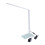Desk Lamp With Convenient Usb Ports, Stable Base, Space-saving, Multi Angle Adjustable, Eye Caring Table Lamp, Timing Function, Foldable And Portable 1