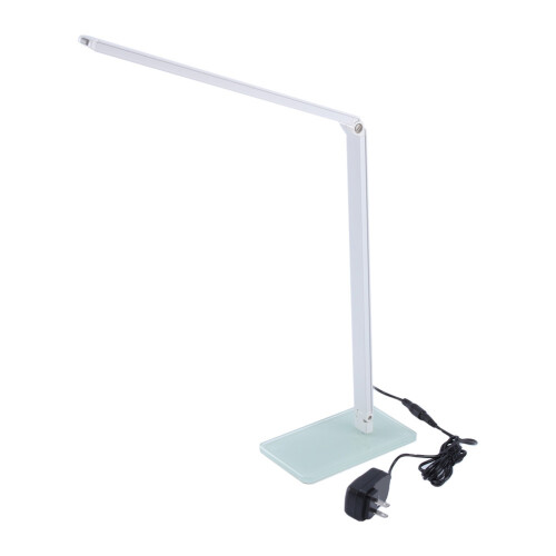 Desk Lamp With Convenient Usb Ports, Stable Base, Space-saving, Multi Angle Adjustable, Eye Caring Table Lamp, Timing Function, Foldable And Portable