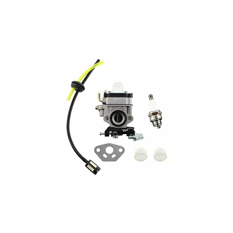 Carburetor With Primer Bulb For 22Cc 34Cc 36Cc Engine, 11Mm Replacement Carburetor Kit For Al-Ko Alko Bc410 Bc4535 Bc 4125 Brush Cutter, Includes 9173940401976