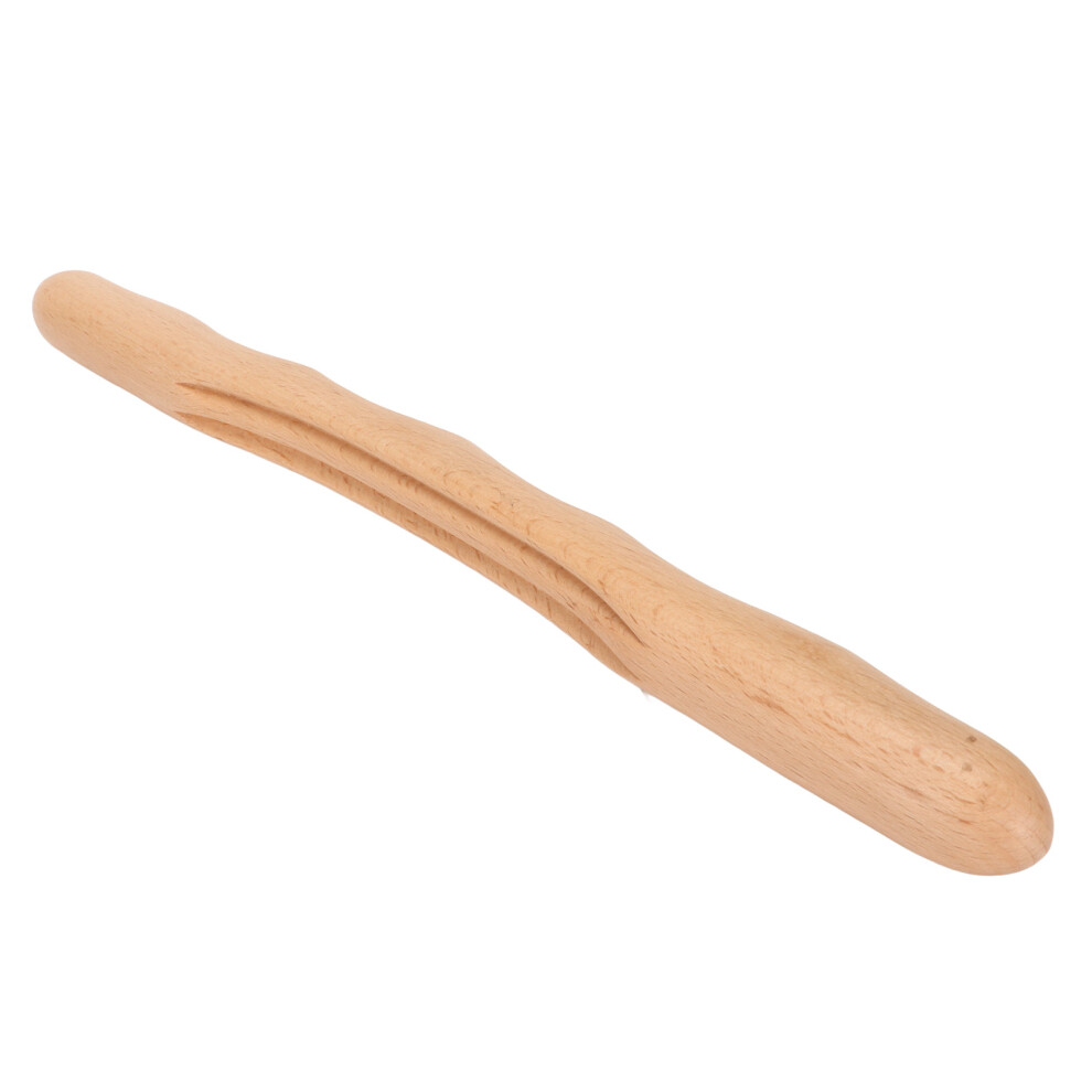 Beech Wood Scraping Stick for Muscle Relaxation & Lymphatic Drainage, 36cm