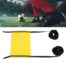 Agile Ladder Football Speed Training Rope 6m 12 Rungs Yellow & Black