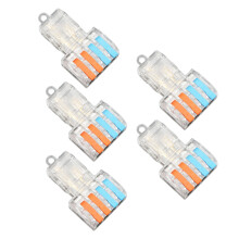 5 Stück Messing-Kontaktdrahtverbinder 250V 32A, 36x22x13mm