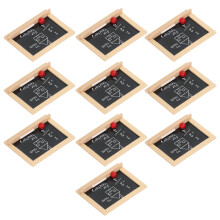 10 pezzi di mini lavagne in legno di pino per case delle bambole, dimensioni 3,5x4,5 cm, per scale 1:12 e 1:6