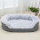 Winterwarmes Plüsch-Hundebett, Haustier-Schlafsofa mit-M 5