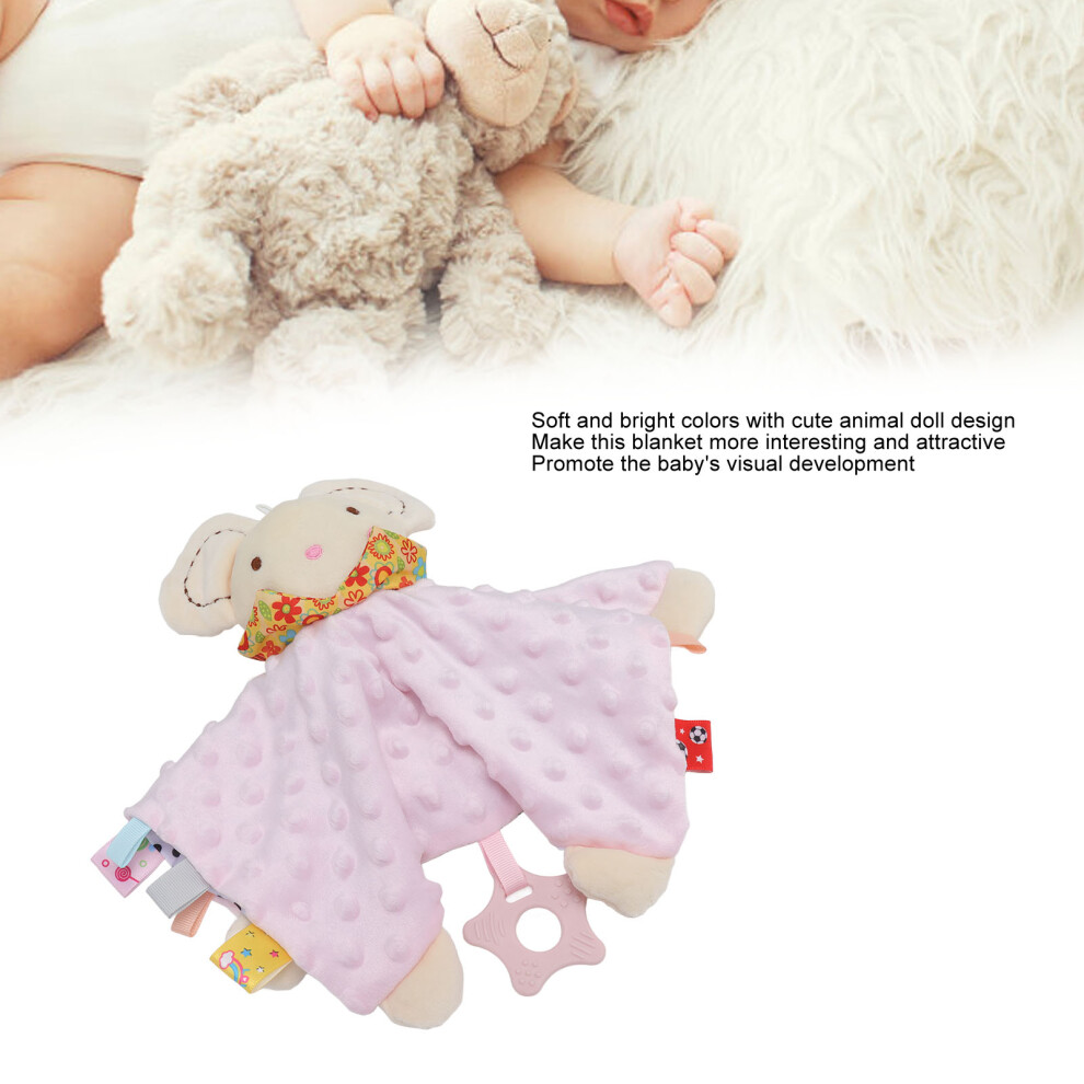 Baby-Schmusedecke, helle Farbe, Plüsch, bequeme