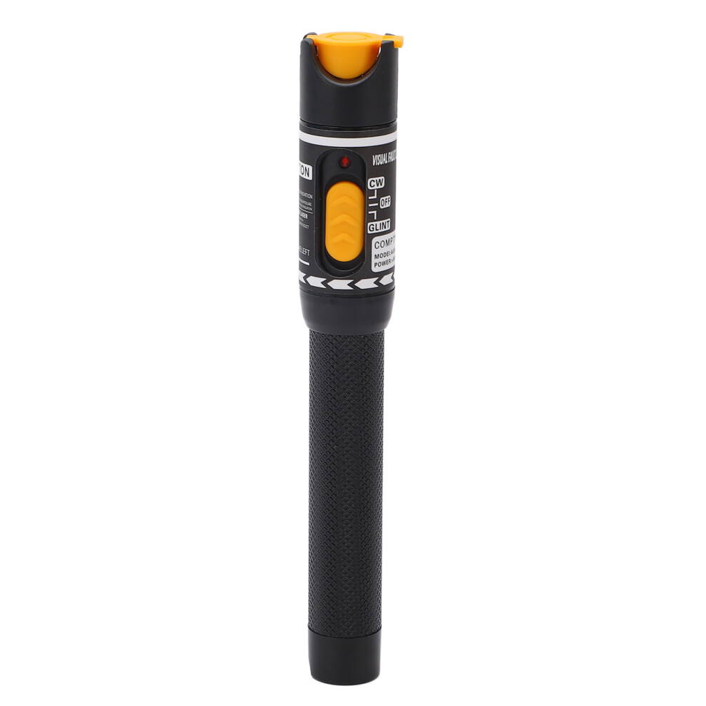50Mw 50Km Visual Fault Locator Pen Fiber Optic Tester Yellow With Fc Lc 9451372300723