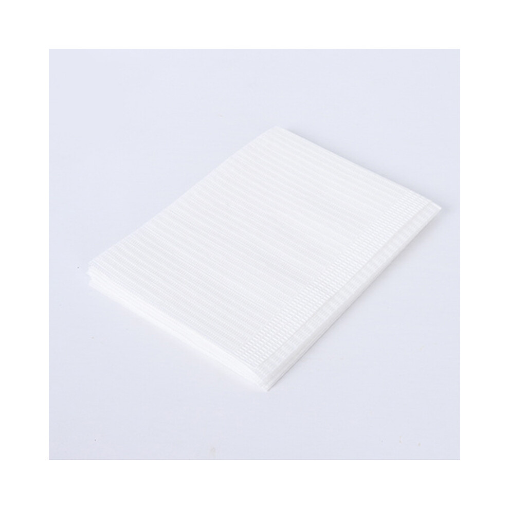 White 125Pcs Waterproof Disposable Tablecloths For Nail & Lash Salon