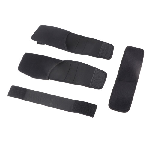 Almohadillas protectoras de codo para perros - Talla S, negro