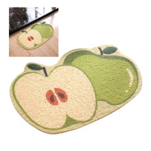 Tappetino per gatti dal design versatile Apple in PVC resistente, 40x60cm, superficie antiscivolo