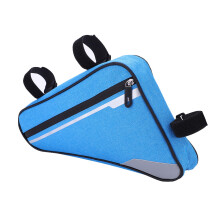 Bicycle Triangle Bag, Cleverly Designed Shape For Enhanced Accessibility, Waterproof High-Quality Polyester Ensures Durability And Protection Against