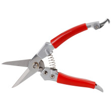 Stainless Steel Pruning Shears, Garden Tool for Floral Arrangements, Anti-Slip Precision Craftsmanship Ergonomically Designed for Long Reach Tasks