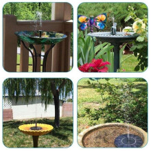 4.5V 3.0W Solar Bird Bath Fountain Pump Garden Decor