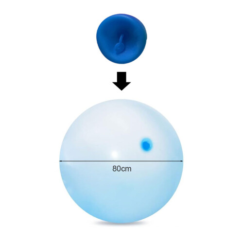 Translucent Bubble Ball, Lightweight Inflatable Toy For Year-Round Fun 1