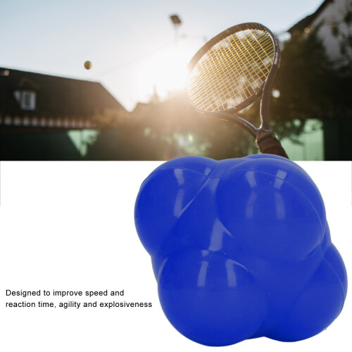 Compact Blue Reaction Ball for Hand-Eye Coordination & Agility Exercise 2