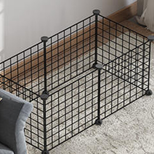 Κλουβί ζώων DIY για ασφαλή παιδική χαρά, μεταλλικό φράχτη αυλής, ισχυρό και 1