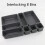 Interlocking Drawer Organizer, Stay Clutter-Free Durable Plastic Bins For Custom Layout Design, Multi-purpose Storage For Kitchen Utensils And Small 5