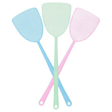 Heavy Duty Fly Swatters for Indoor Outdoor, Long Handle Manual Bug Zapper with Non-Slip Thick Handle, Lightweight and Easy to Use Fly Killer Tool,