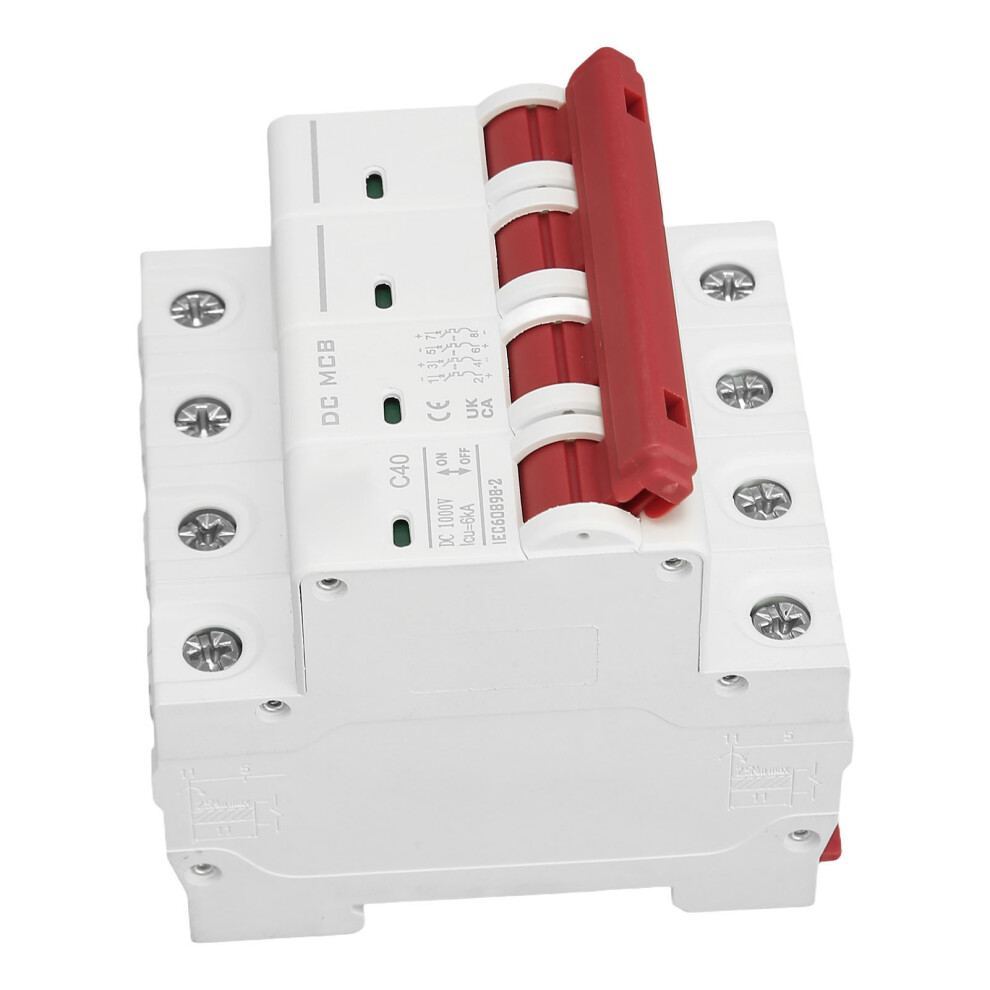 Dc Circuit Breaker 4 Pole Dz47s 63Z 1000V Solar Pv System Fast Arc Quenching 8211372304258