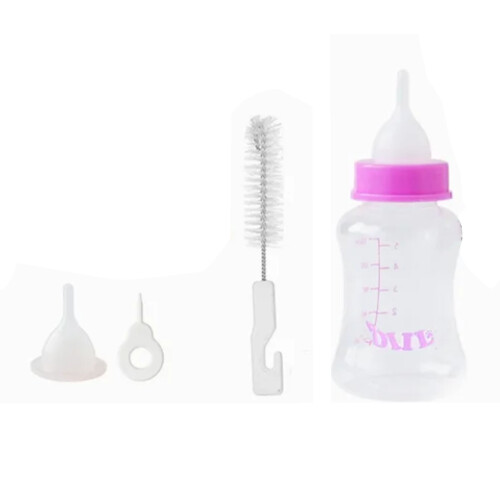 150 ml Haustier-Flasche, Silikon, für Kätzchen und 2