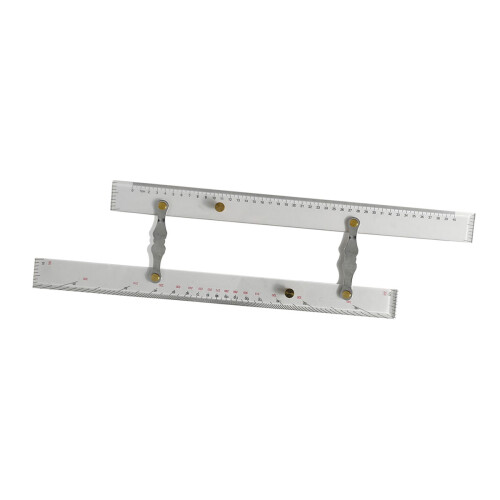 17.71in Parallel Navigation Ruler for Boats - High Transparency 2