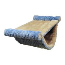 Rede para animais de estimação de pequeno porte, cama suspensa aconchegante em estilo túnel com design espaçoso, ninho quentinho para