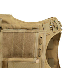 Leggera giacca militare da uomo con vestibilità regolabile per attività all'aperto, khaki