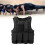 Lightweight Men's Military Vest, Adjustable, Multi-Function, Black 11