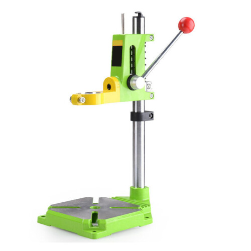 Electric Drill Stand 360 Rotatable Height Adjust Mini Bench Clamp Holder