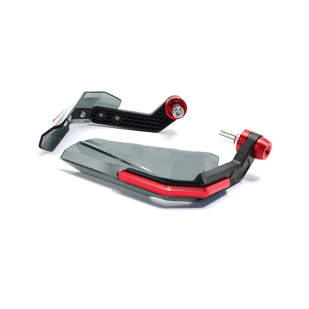 High Strength Motorcycle Handguard, Impact Resistant Alloy & Abs, Red 3081372311168